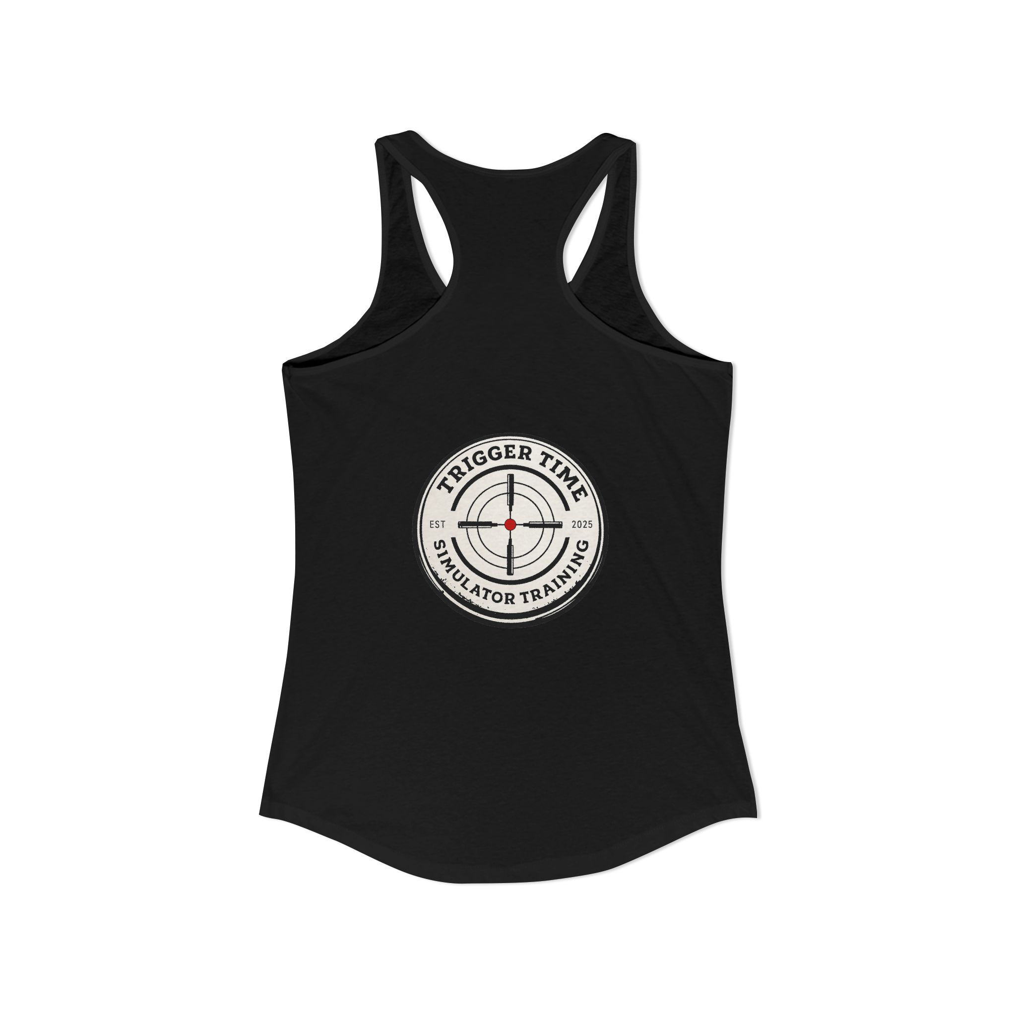 Trigger Time-Modern Tech Wordmark-Women's Ideal Racerback Tank