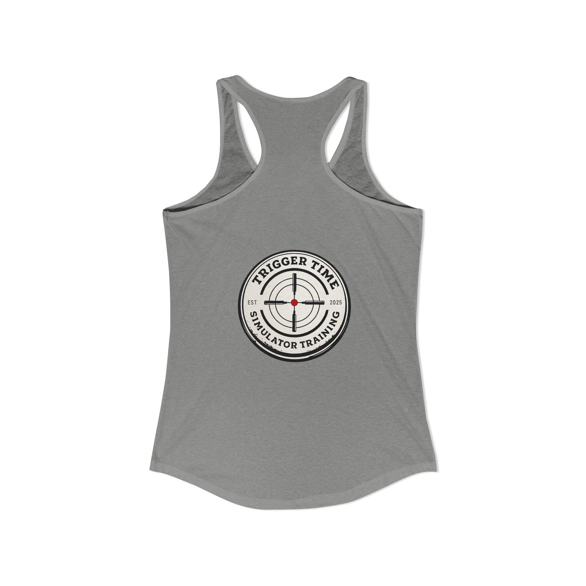 Trigger Time-Modern Tech Wordmark-Women's Ideal Racerback Tank