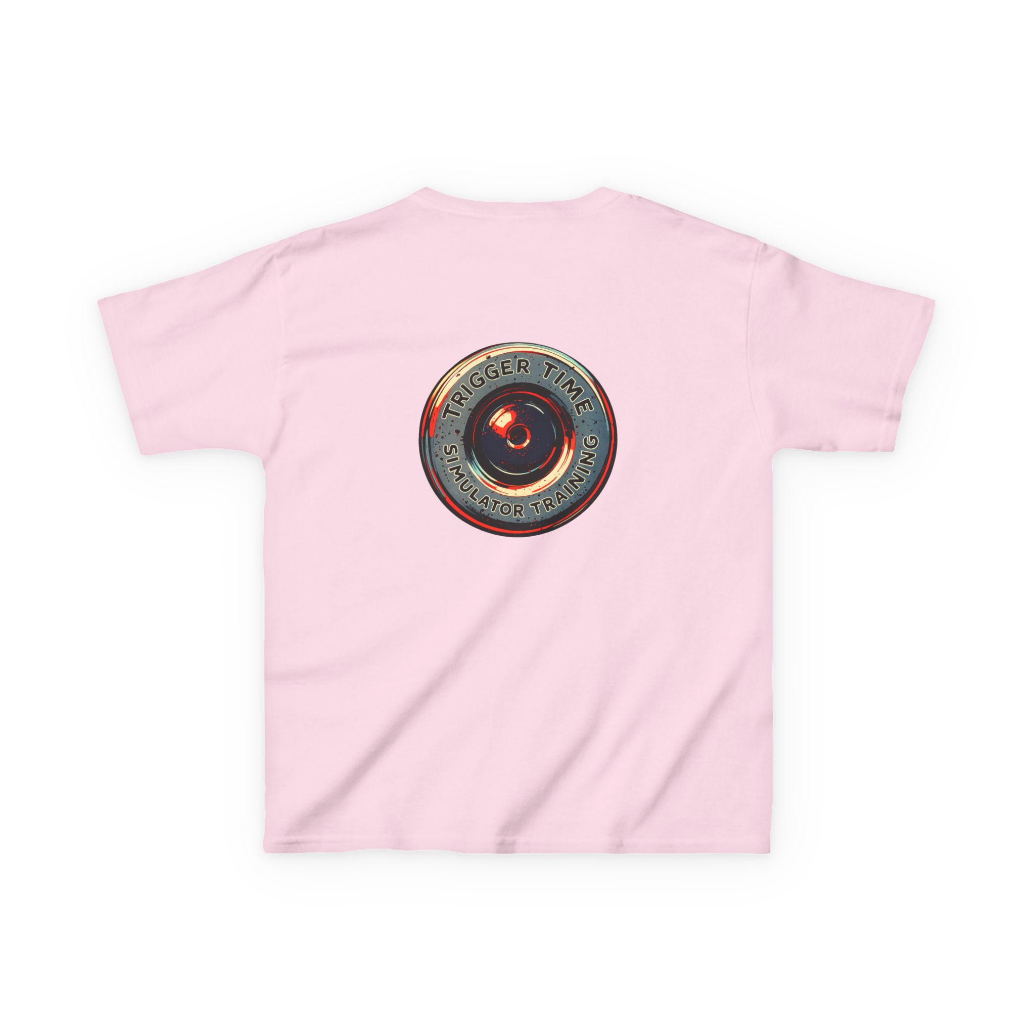 Trigger Time Front and Back Bullet Logo -Kids Heavy Cotton™ Tee