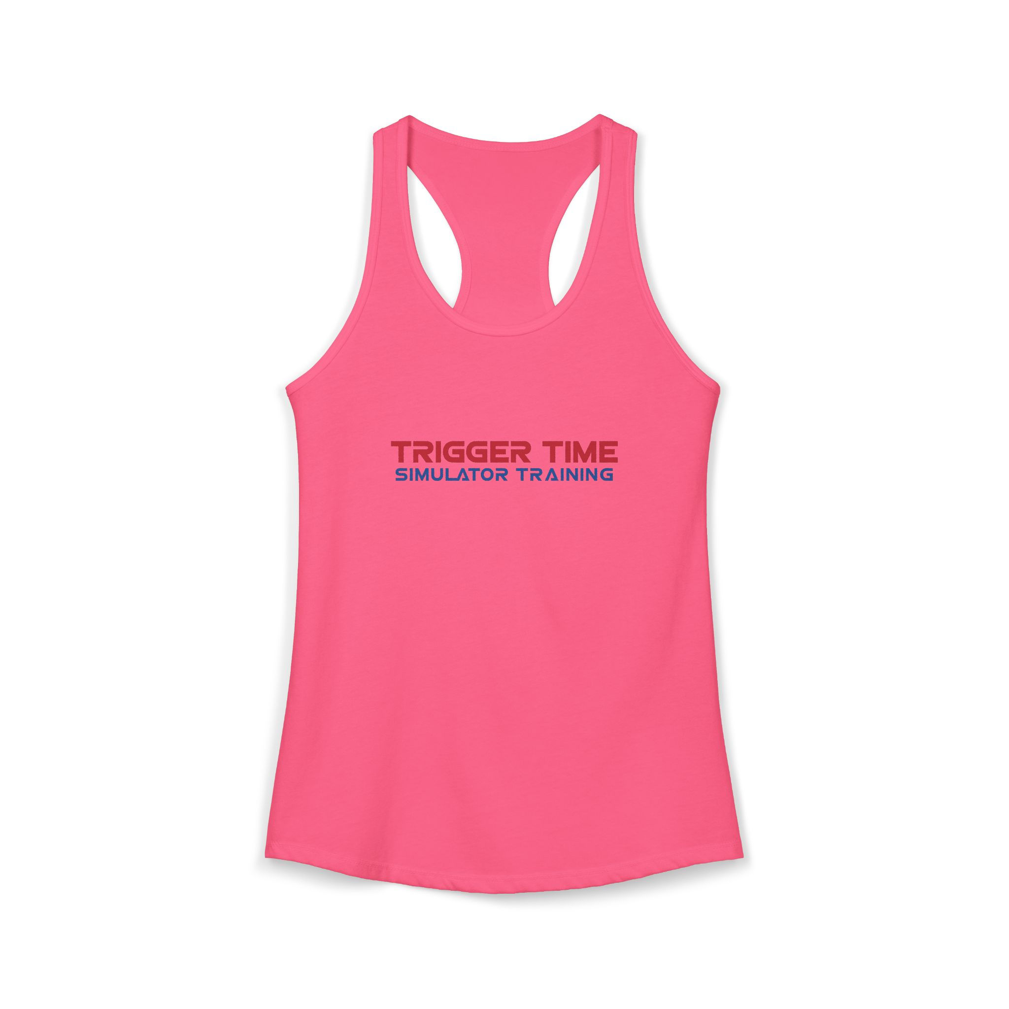 Trigger Time-Front only-Women's Ideal Racerback Tank