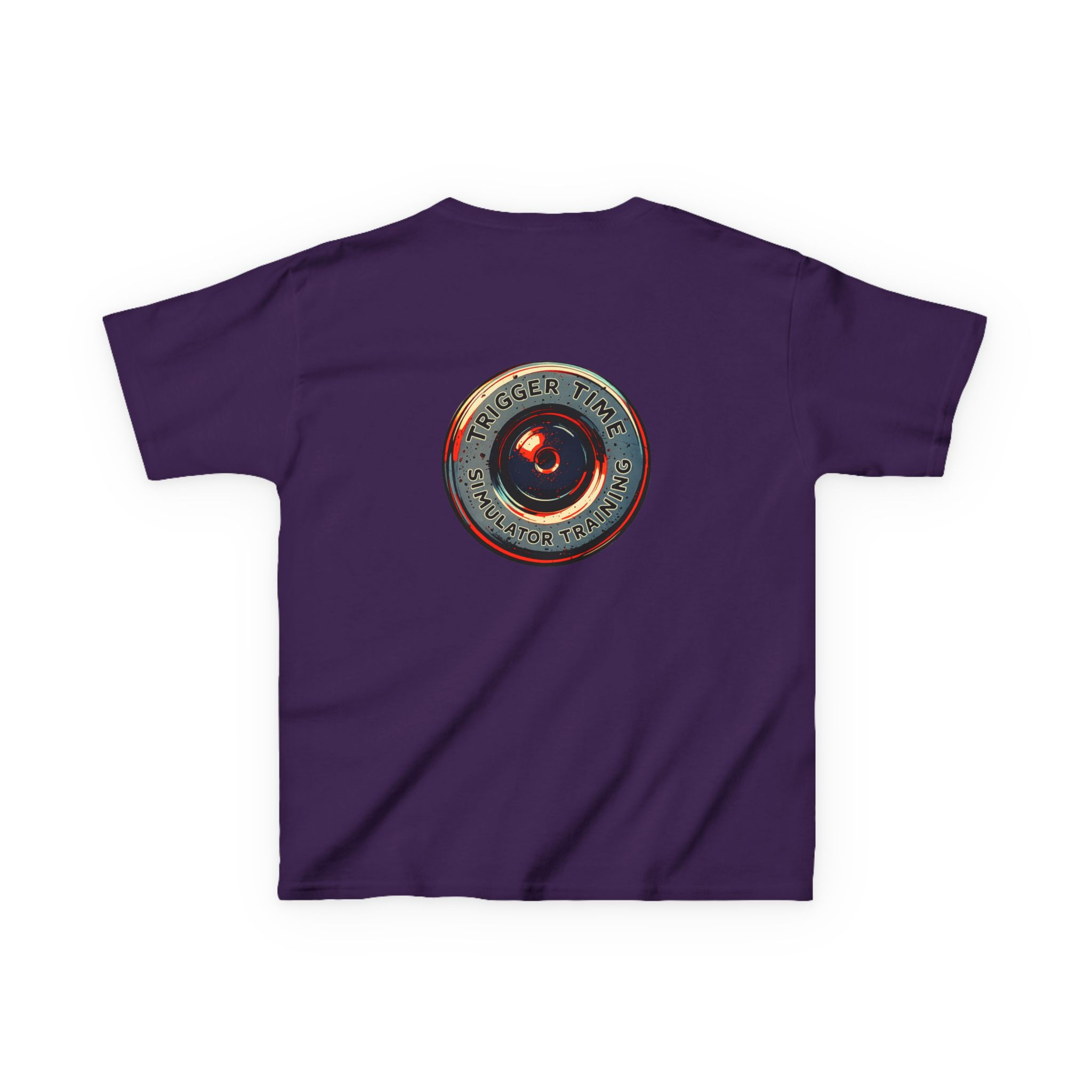 Trigger Time Front and Back Bullet Logo -Kids Heavy Cotton™ Tee