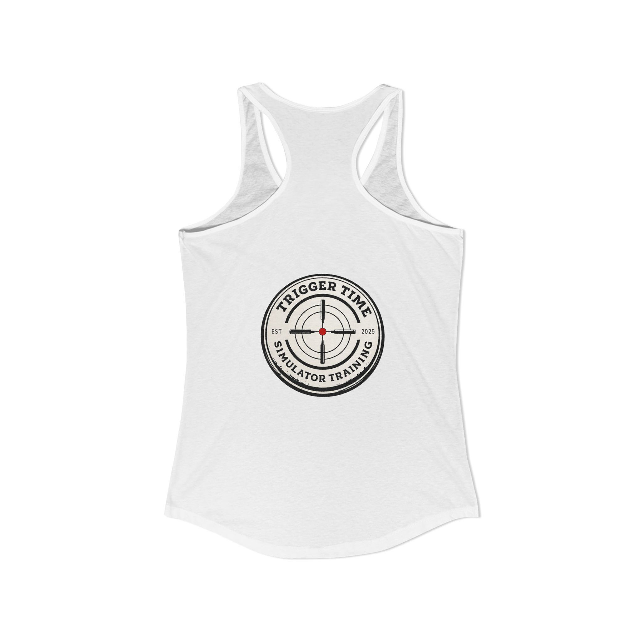 Trigger Time-Modern Tech Wordmark-Women's Ideal Racerback Tank