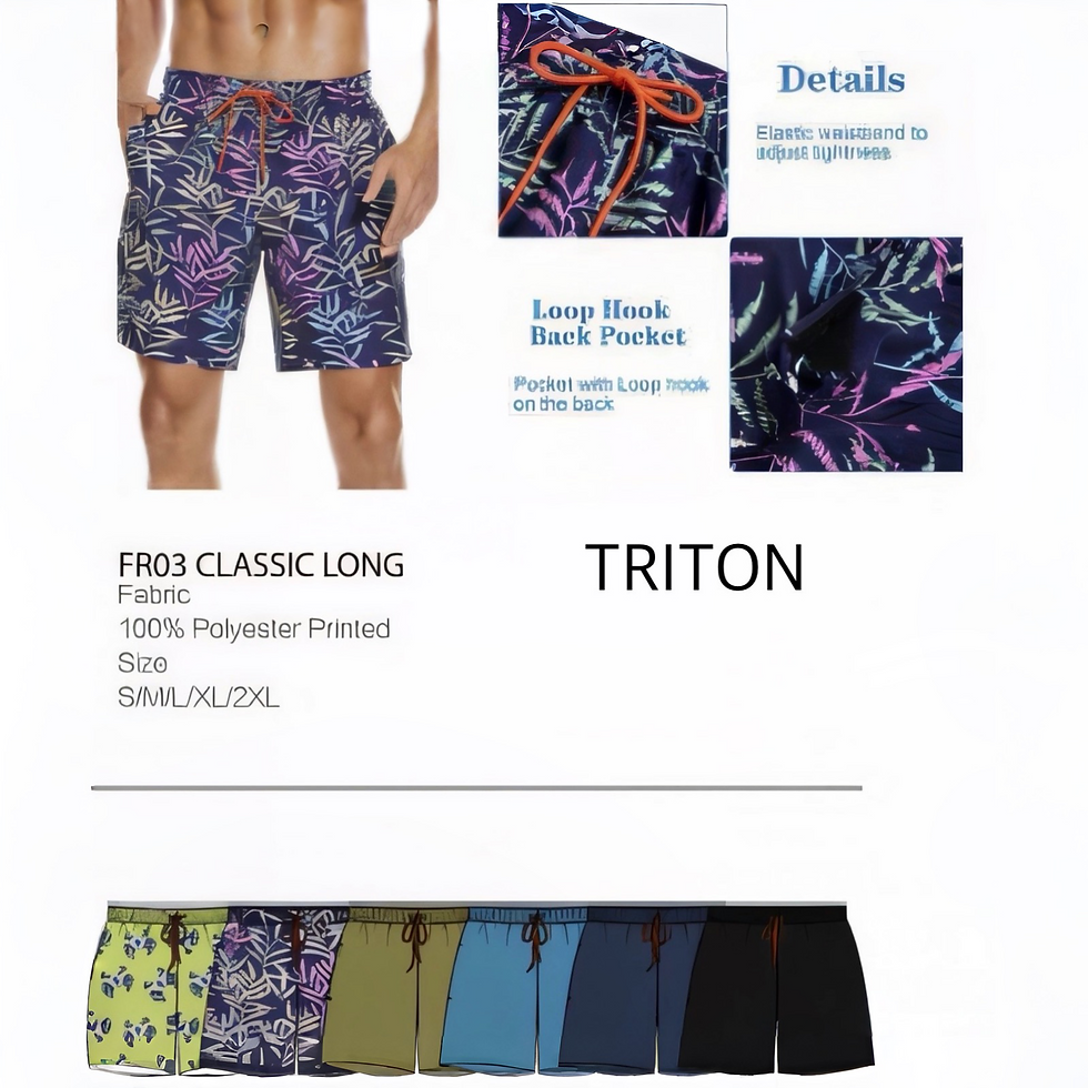 Thumbnail: TRITON  | Men’s Long Length Board Shorts |