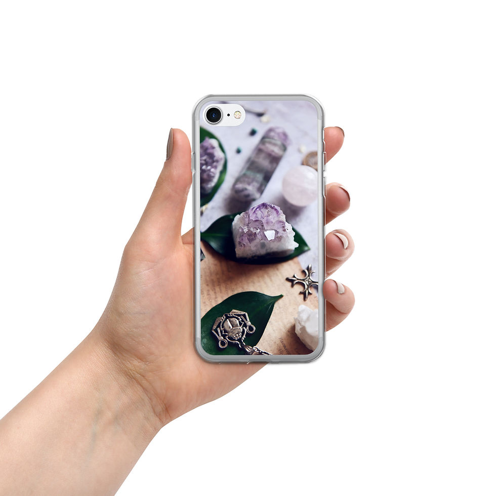 Thumbnail: Flourite & Amethyst Clear Case for iPhone®