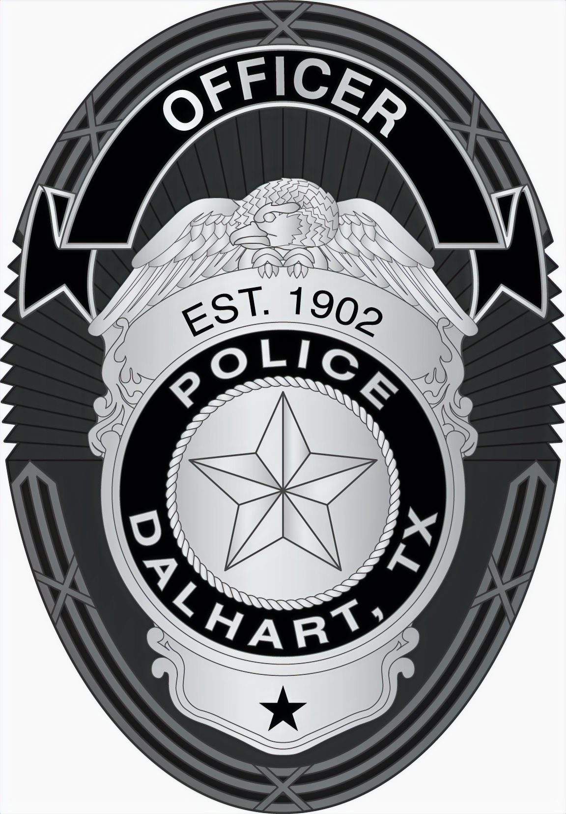 C-229774 Dalhart Police Department Updated Badge Texas AR OFFICER.jpg