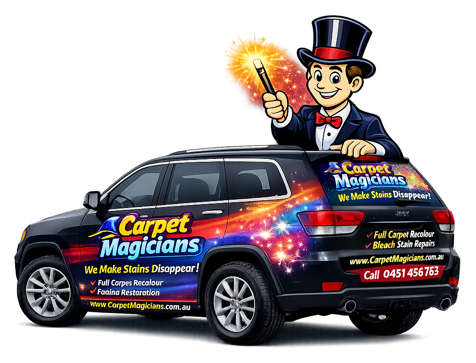 Carpet Magicians service vehicle