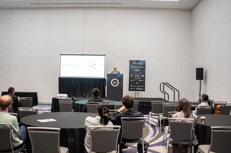 A breakout session getting underway