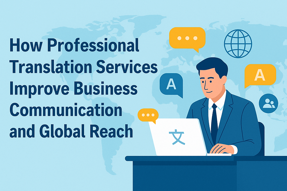 How Professional Translation Services Improve Business Communication and Global Reach