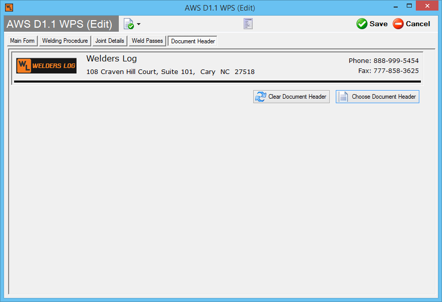 Welder qualification tracking system with certification records