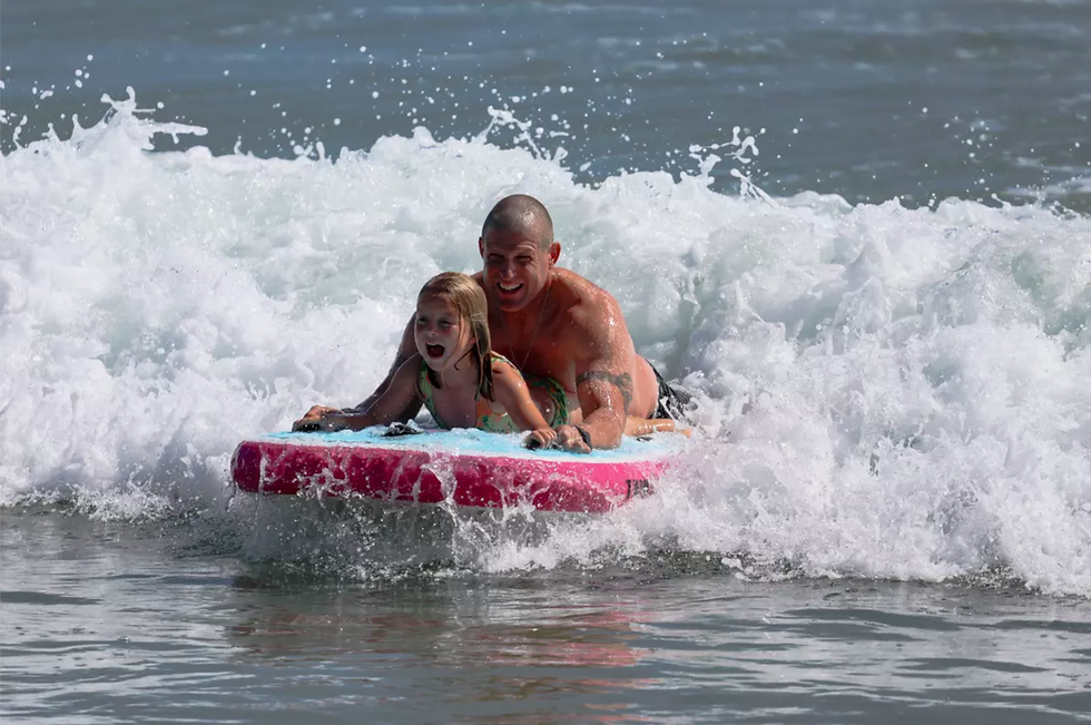 Linda Lane in San Clemente is a great beach for families. (Allen J. Schaben/Los Angeles Times)