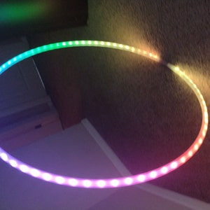 Thumbnail: Lightweave LED Hula Hoop: Dynamic, Rechargeable, Ultra-Bright, Portable, and Du