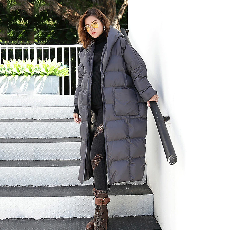 Thumbnail: Hina Loose Hooded Parka MUPAE.COM