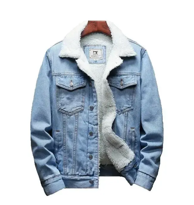 Thumbnail: Asian Streetwear Hooded Denim Jacket MUPAE.COM