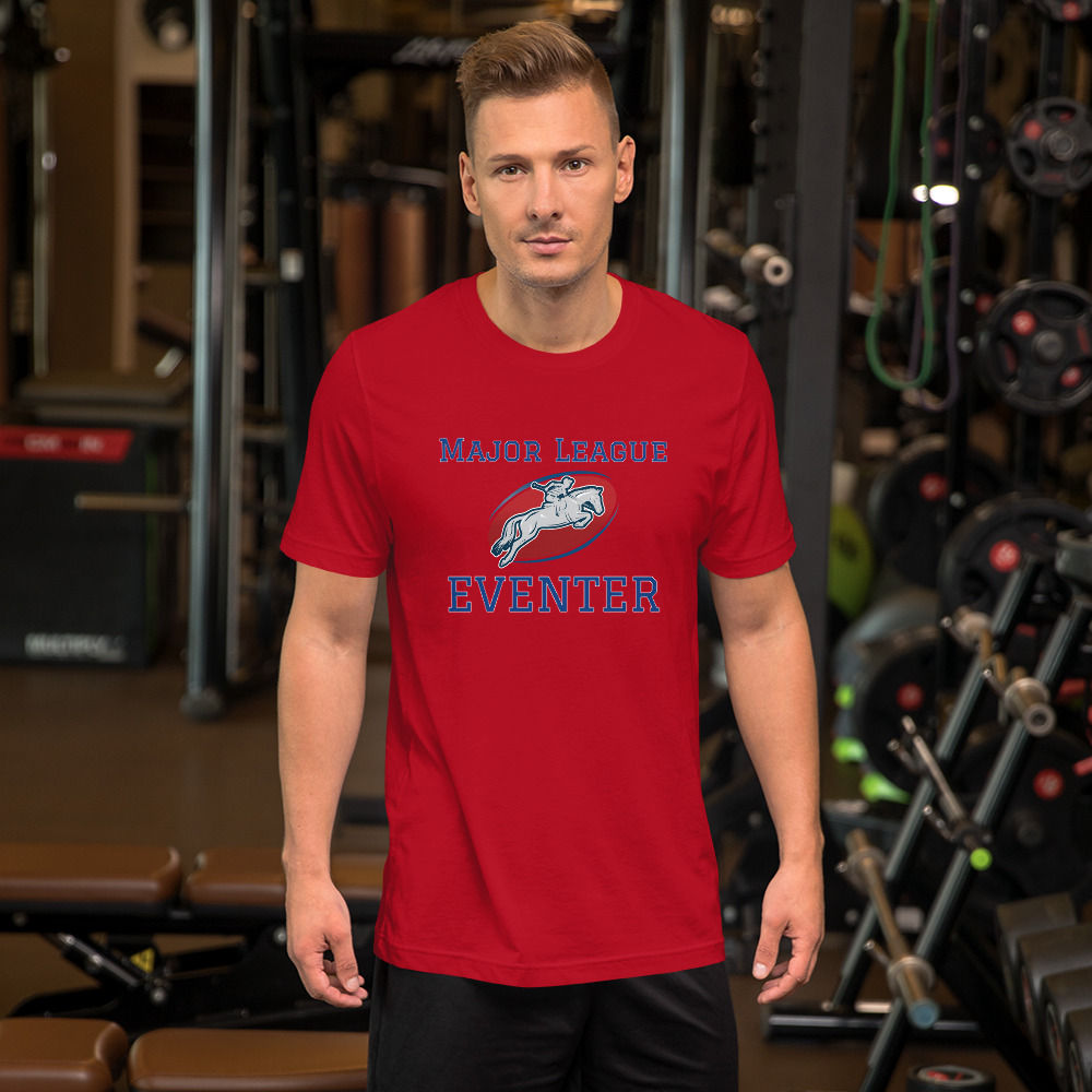 Major League Eventer Blue /Red Print Short-Sleeve Unisex T-Shirt