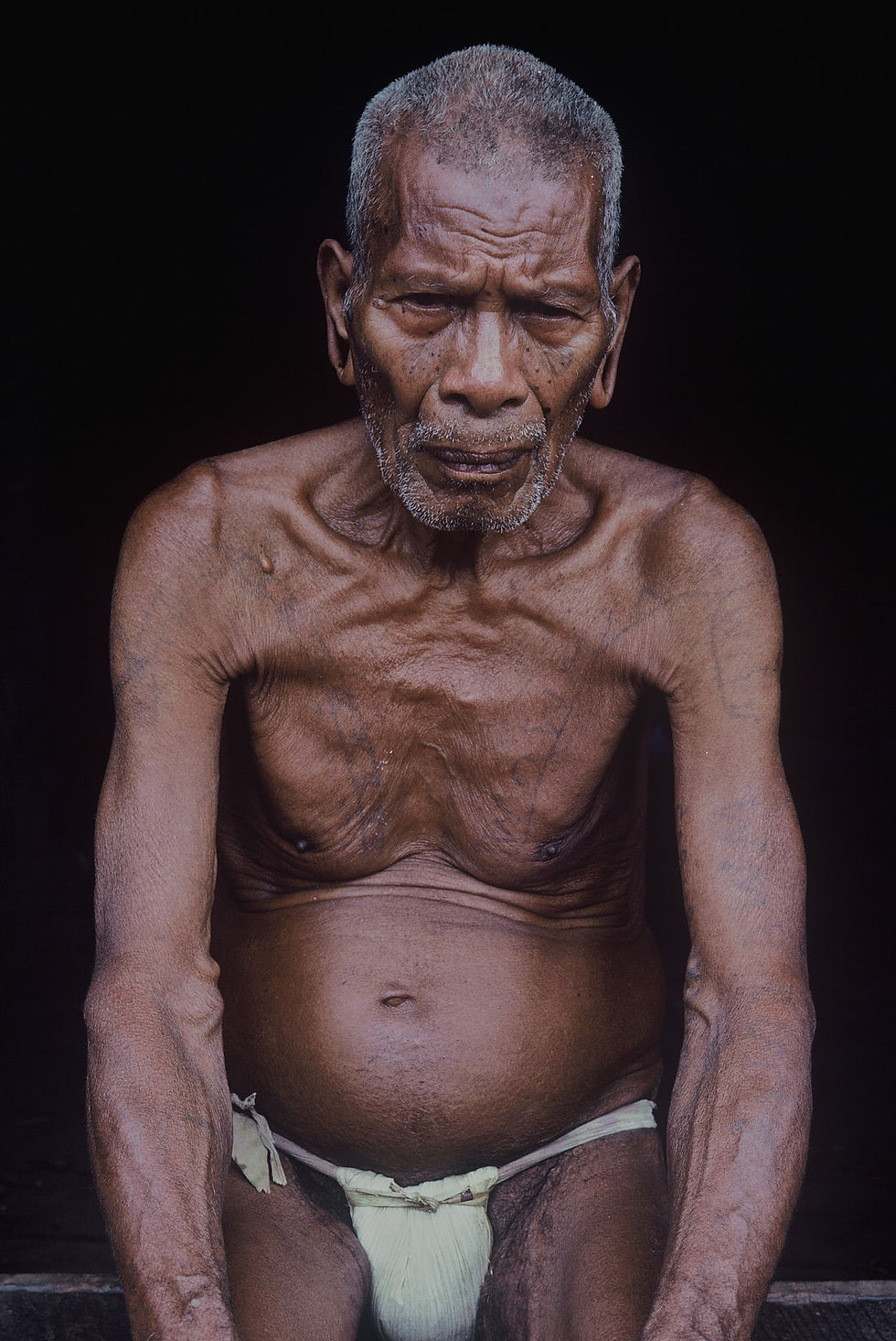 Mwabula, the old chief of Kapwani in 1972