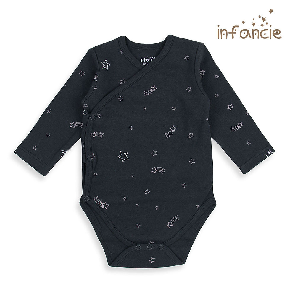 Thumbnail: 2 in a pack Kimono Long Sleeves Bodysuits