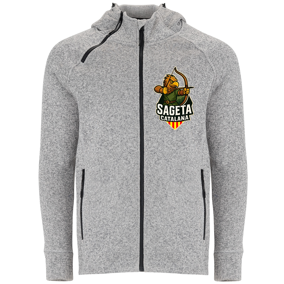 Veste maille molleton logo "Sageta Catalana"