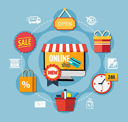 Web store illustration