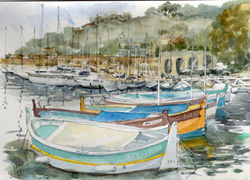 Les pointus à Villefranche