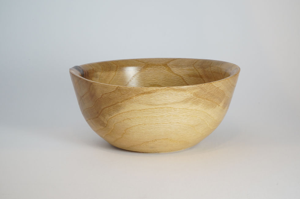 Medium Size Water Oak Bowl - side 1
