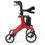 Thumbnail: Drive Aerowalk Carbon Lightweight Rollator - Side Right Fire Red