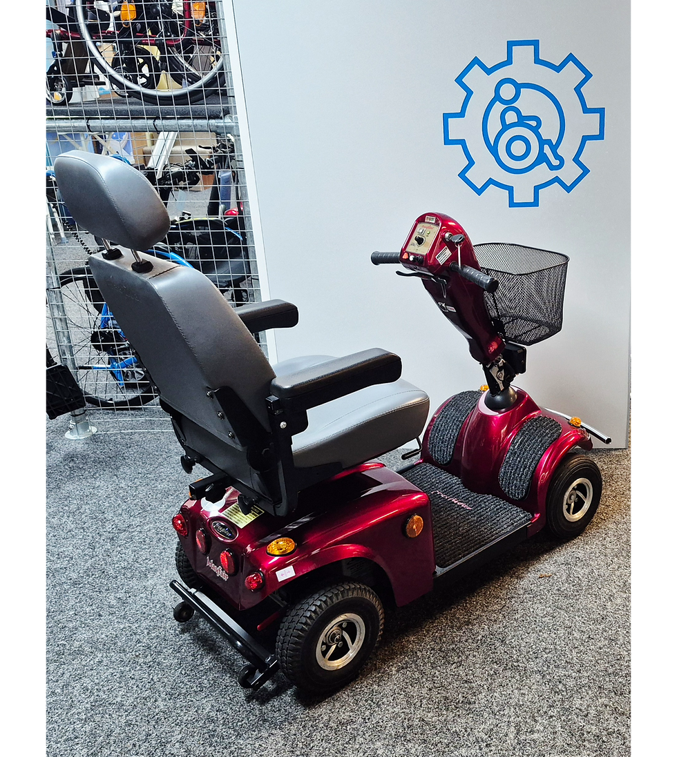 Thumbnail: Pre Owned Freerider Mayfair Pavement Mobility Scooter - Back Right