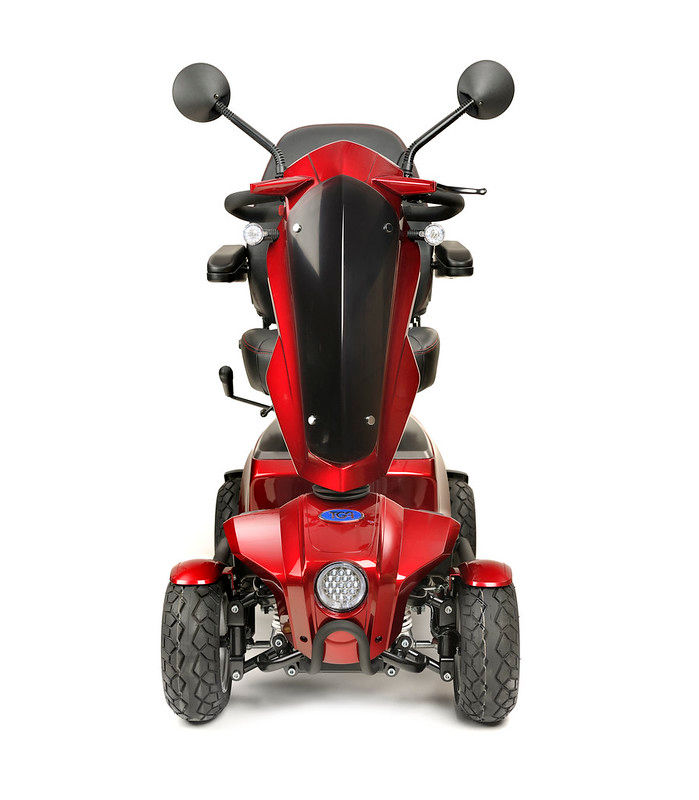 Thumbnail: TGA Vita Lite 6MPH Mobility Scooter - Front Red