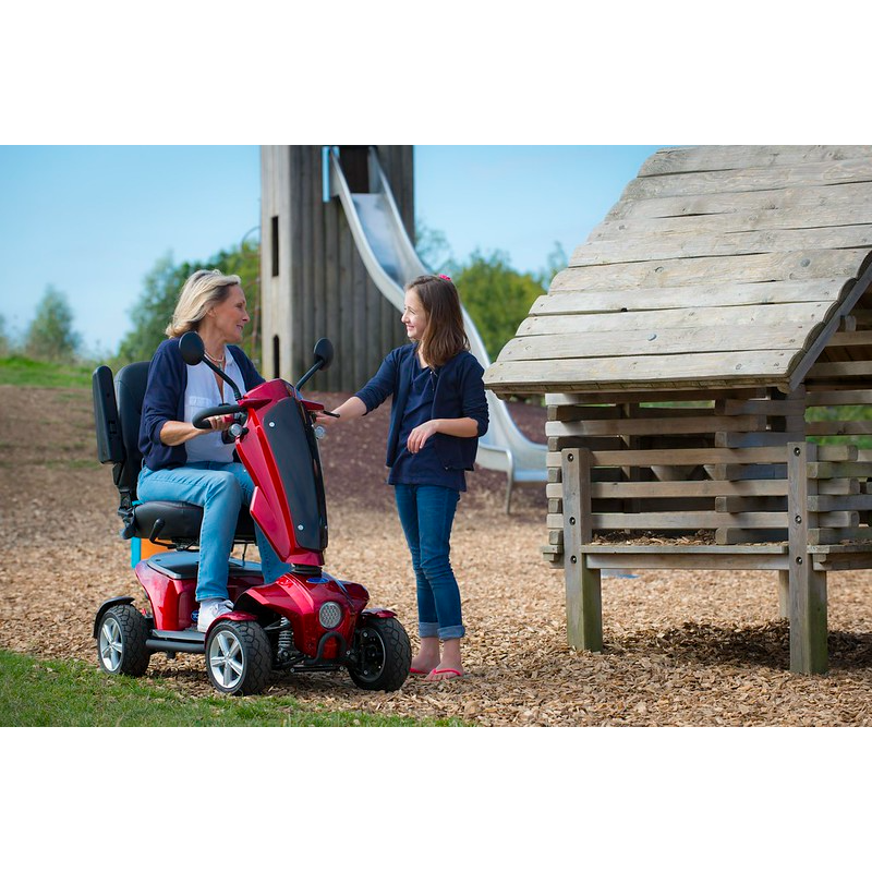 TGA Vita Lite 6MPH Mobility Scooter - Park Red