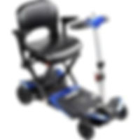 Monarch Smarti Automatic Folding Mobility Scooter - Front Right Blue