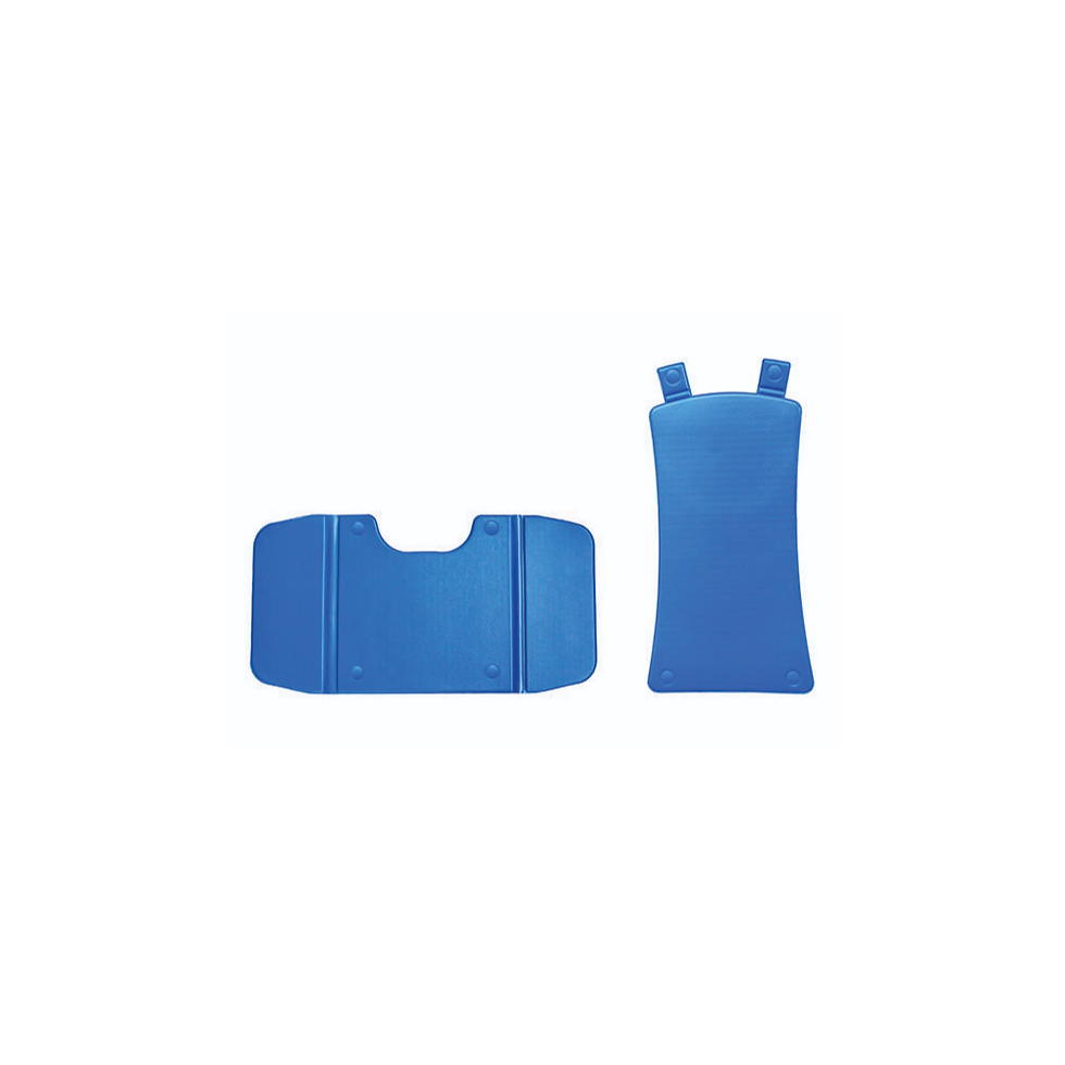 Thumbnail: Aqua Joy & Bellavita Replacement Bath Lift Cover Blue with Flaps