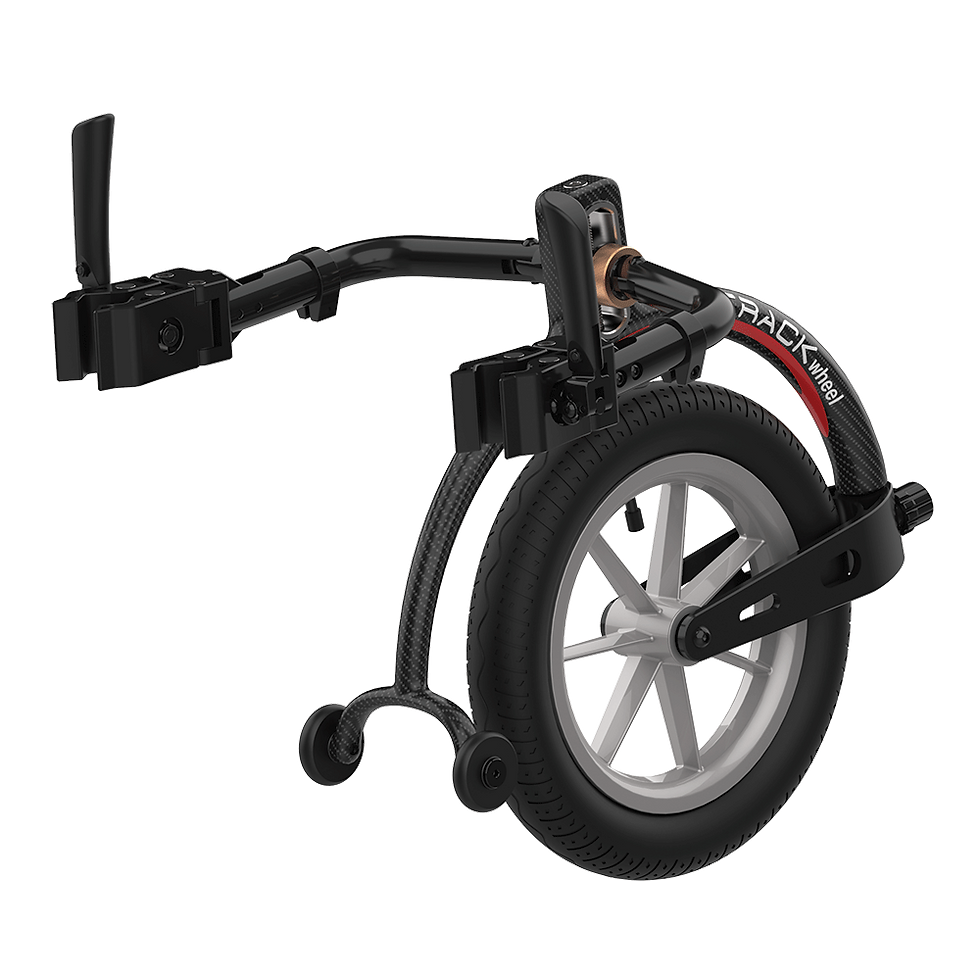 Thumbnail: Rehasense Track Wheel - Carbon Double Arm - Back Right