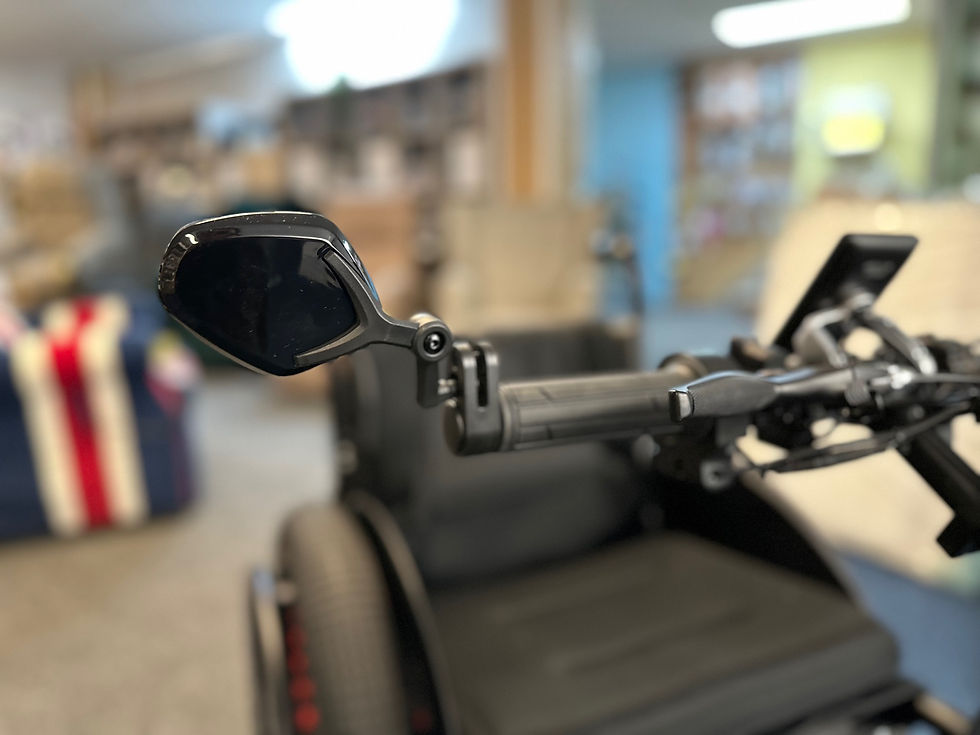 Thumbnail: Universal internal mounting mobility scooter mirror