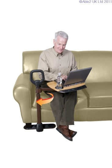 Thumbnail: Assist-a-tray Rise and recline friendly over table