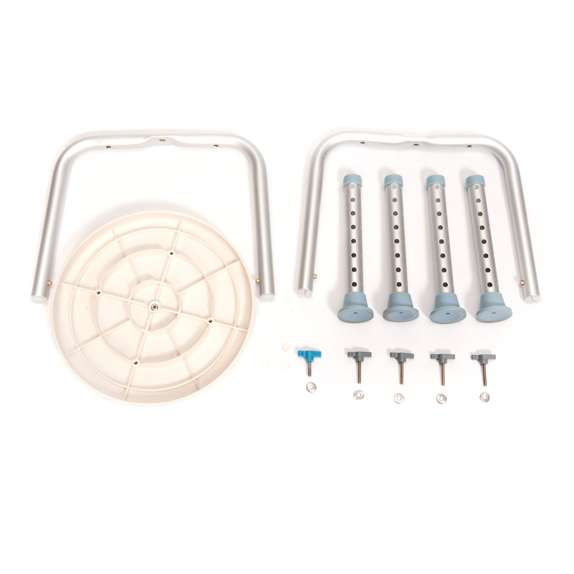 Thumbnail: Bath or Shower stool with rotating top height adjustable