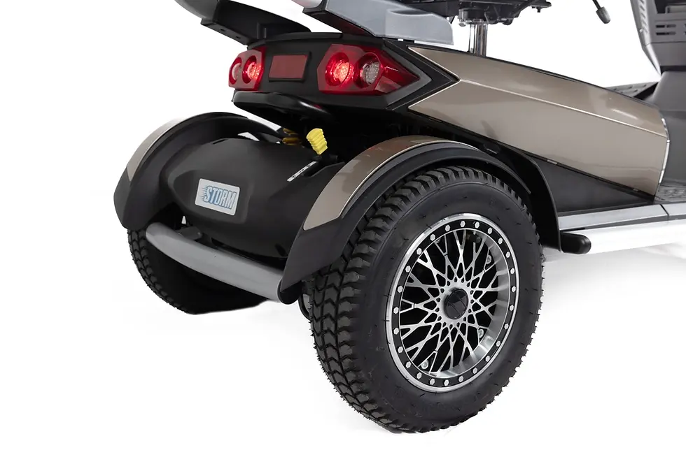 Thumbnail: Monarch Storm 8MPH Mobility Scooter - Wheels