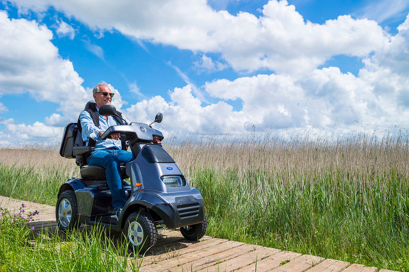 Thumbnail: TGA Breeze S4 8MPH Mobility Scooter - Beach