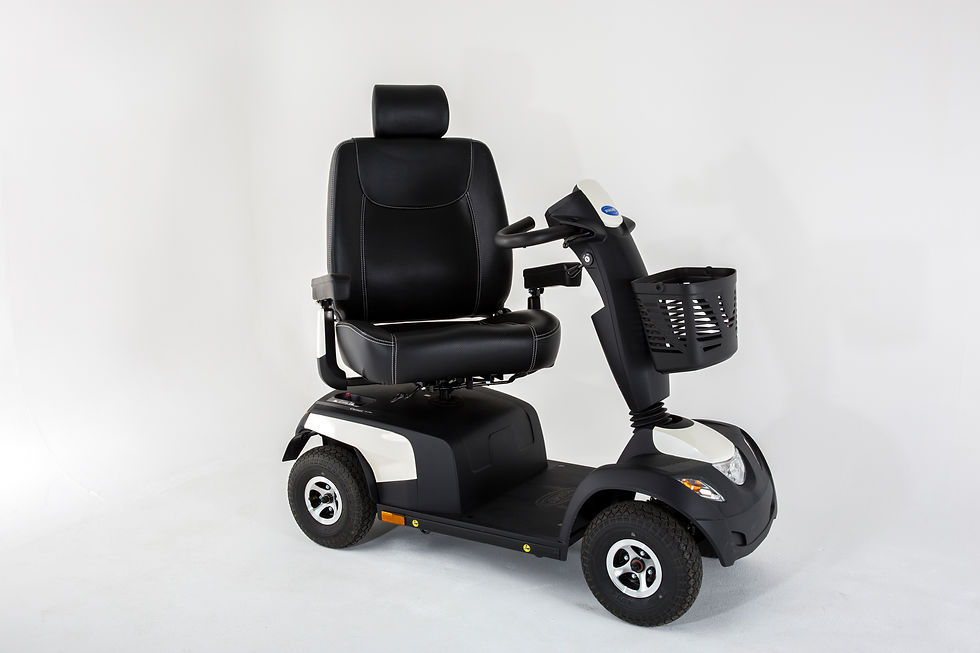Thumbnail: Invacare Comet Ultra 6MPH Mobility Scooter - Front Right White