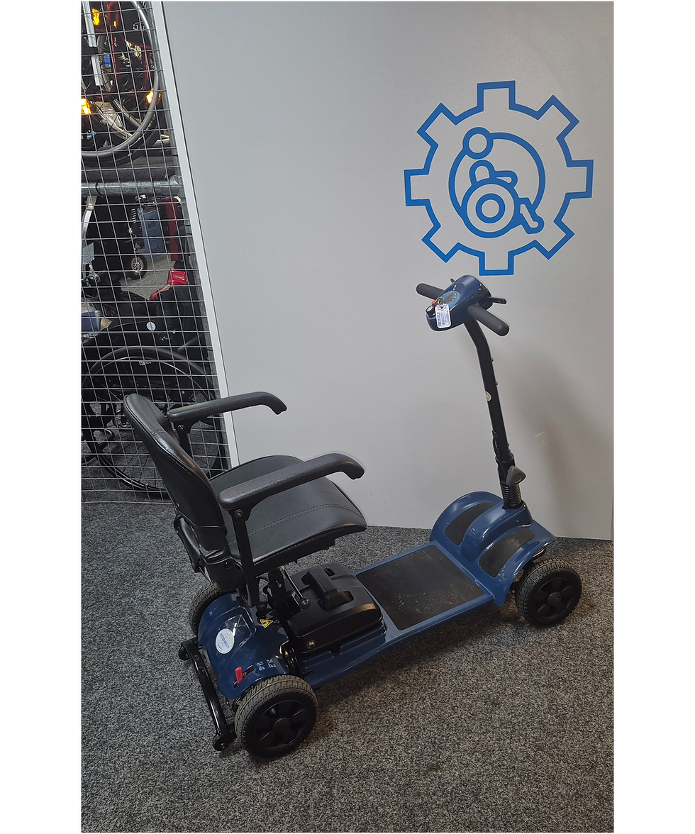 Thumbnail: Preowned Airlite X Portable Mobility Scooter - Back Right