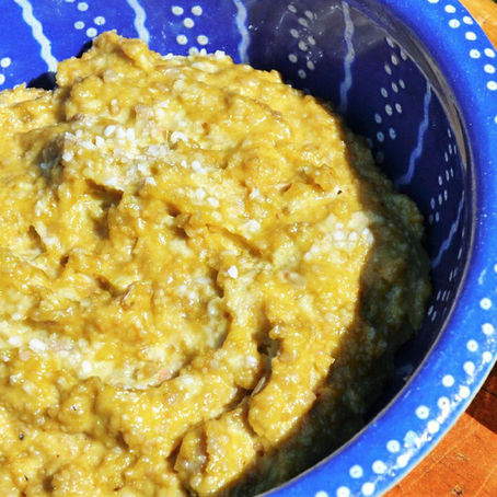 Vegane Aioli aus Sonnenblumenkernen