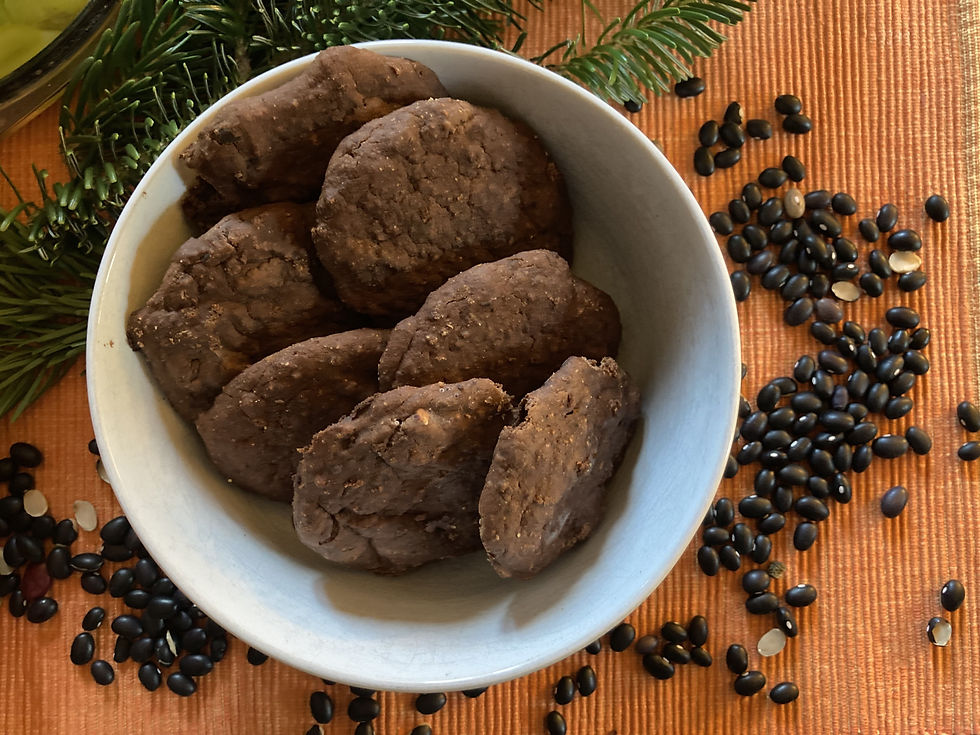 Schwarze Bohnen-Cookies
