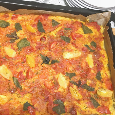 Millenta aus dem Ofen