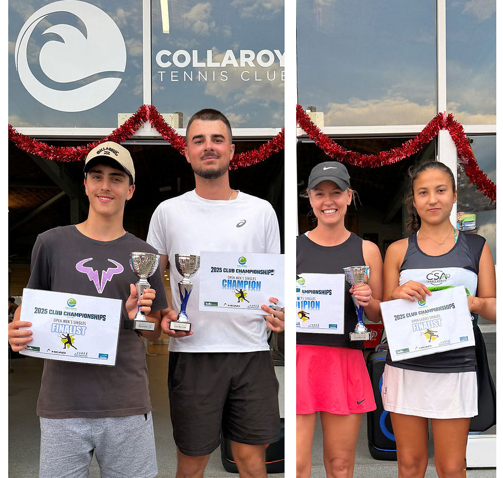 Club Champs Finals Day 2025 - a showcase of superb tennis at Collaroy