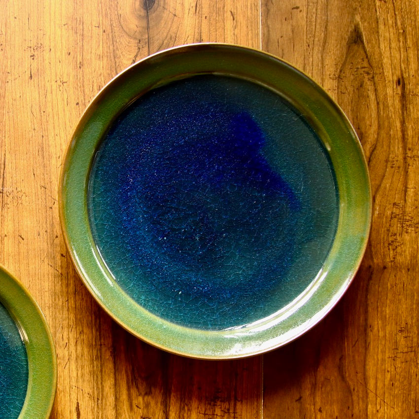 サムネイル： 18　7寸プレート(オリーブグリーン)