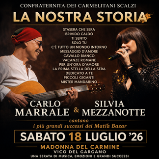 Festa della Madonna del Carmine 2026: a Vico del Gargano fede, tradizione e grande musica dal 16 al 18 luglio