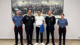 Foggia: dedica la tesina di terza media all’Arma e incontra i Carabinieri