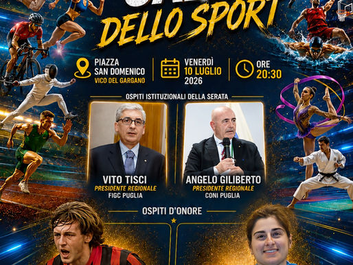 Torna il grande sport sul Gargano: a Vico la 18ª edizione del prestigioso "Galà dello Sport"