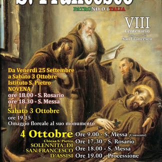 Vico del Gargano si prepara alla Festa di San Francesco 2026: il programma delle celebrazioni