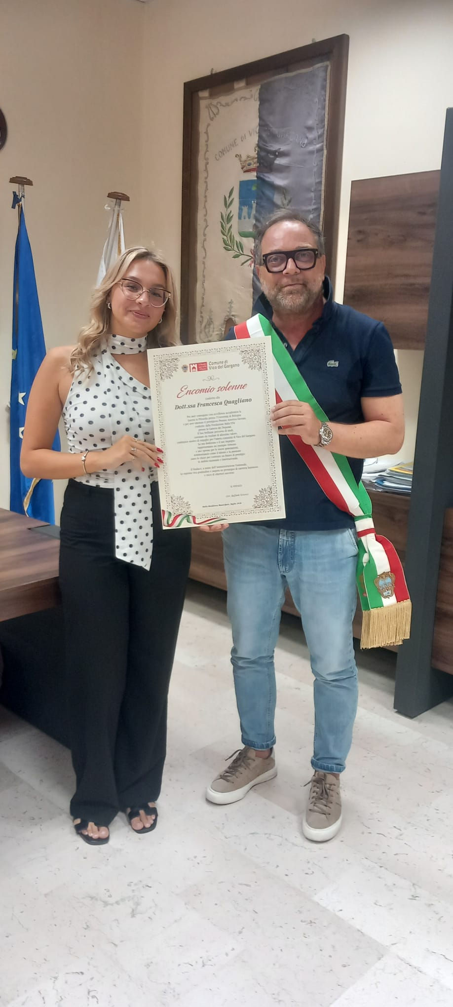 La nostra concittadina Francesca Quagliano premiata alla Camera dei Deputati: un riconoscimento nazionale per il suo talento universitario