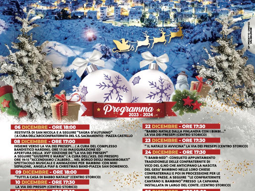 Natale sul Gargano: Vico diventa il Borgo dei Presepi