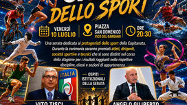 E’ SCATTATO IL CONTO ALLA ROVESCIA: 18ESIMA EDIZIONE DEL “GALA’ DELLO SPORT” IL 10 LUGLIO A VICO DEL GARGANO